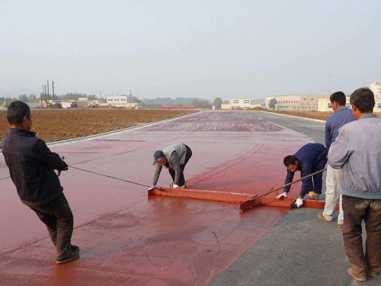 公园塑胶跑道案例